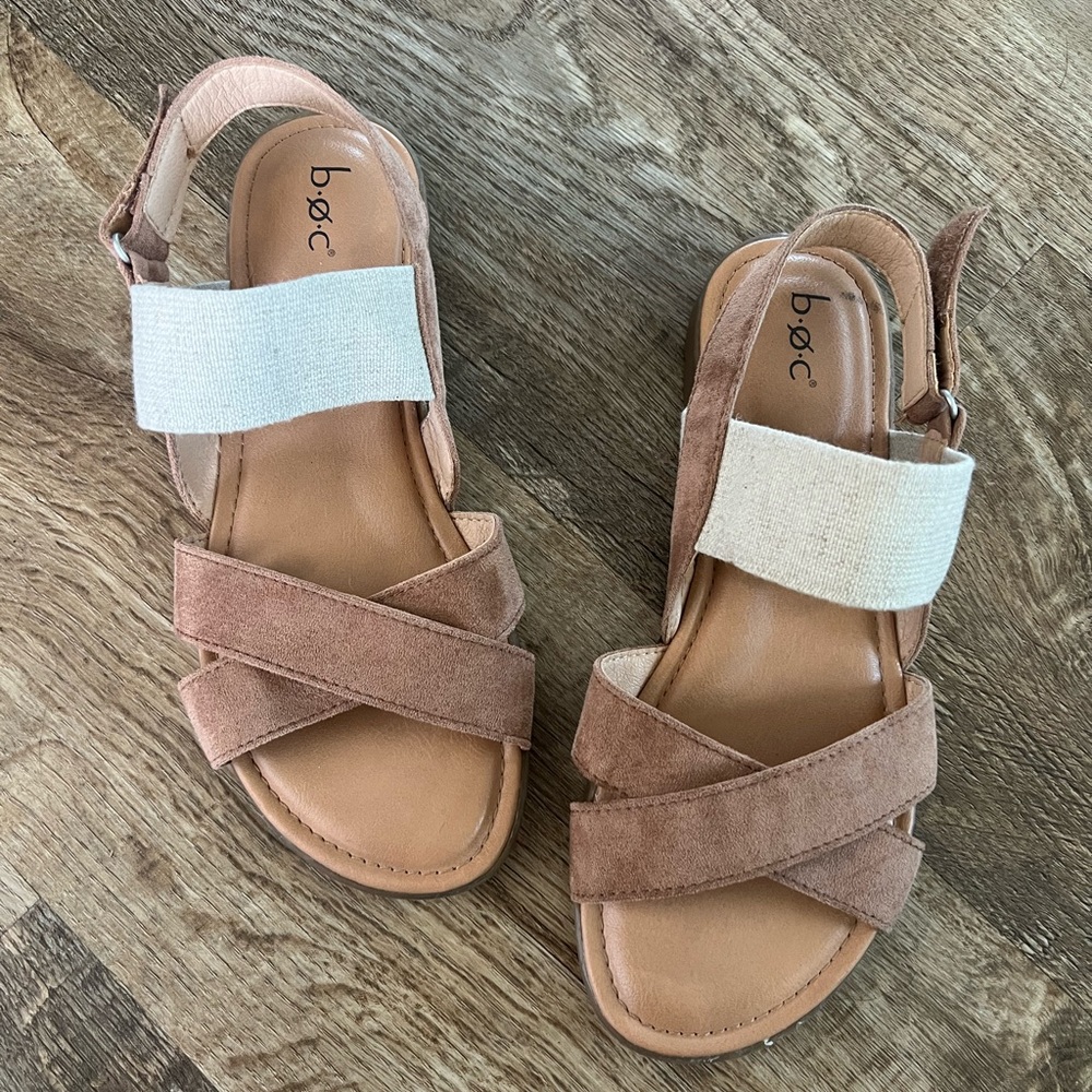 Velcro back sandals